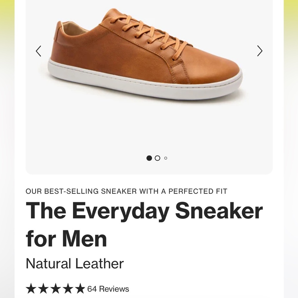 Origo barefoot leather sneakers